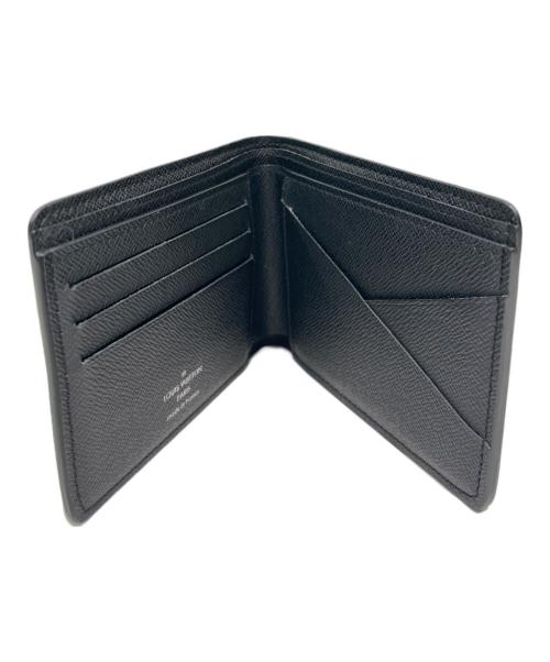 LOUIS VUITTON（ルイ ヴィトン）LOUIS VUITTON (ルイ ヴィトン) ダミエ・グラフィット 3D ポルトフォイユ・ミュルティプル ブラックの古着・服飾アイテム