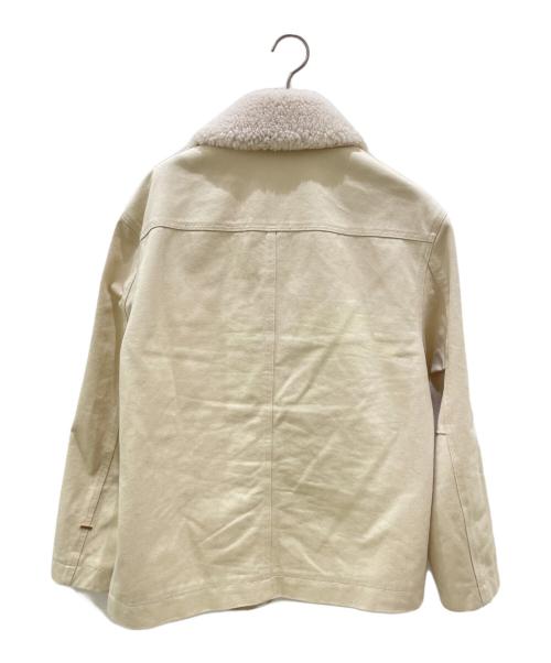 LOUIS VUITTON（ルイ ヴィトン）LOUIS VUITTON (ルイ ヴィトン) モノグラムワークウエアデニムジャケット ホワイト サイズ:44の古着・服飾アイテム