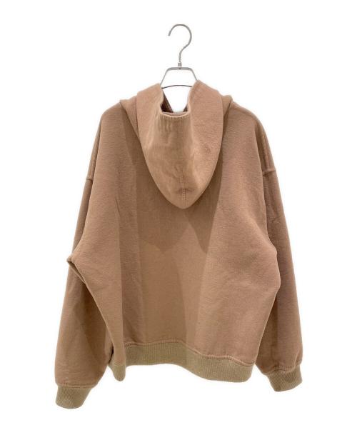 LOUIS VUITTON（ルイ ヴィトン）LOUIS VUITTON (ルイ ヴィトン) ダブルフェイスフーディ パーカー ベージュ サイズ:Mの古着・服飾アイテム