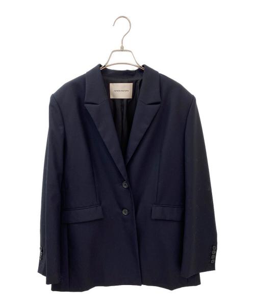 AEWEN MATOPH（イウエン マトフ）AEWEN MATOPH (イウエン マトフ) パワーショルダー ジャケット ダークネイビー サイズ:36の古着・服飾アイテム