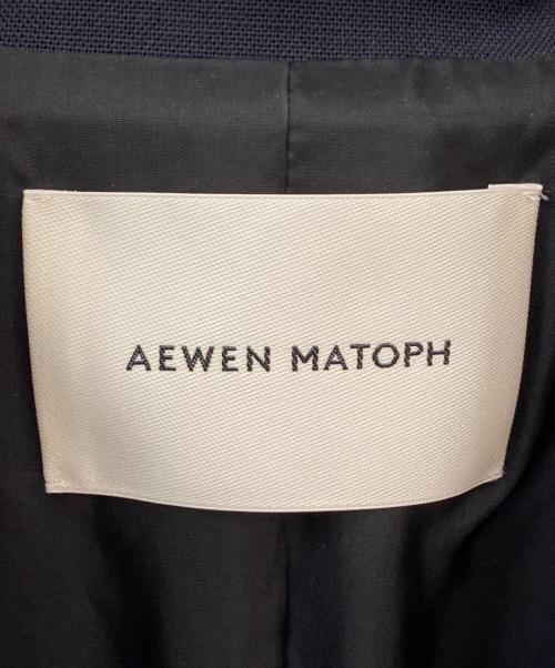 AEWEN MATOPH（イウエン マトフ）AEWEN MATOPH (イウエン マトフ) パワーショルダー ジャケット ダークネイビー サイズ:36の古着・服飾アイテム