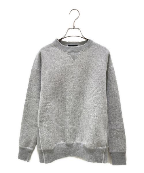 DRAWER（ドゥロワー）Drawer (ドゥロワー) コットン吊り裏毛クルーネックプルオーバー グレー サイズ:2の古着・服飾アイテム