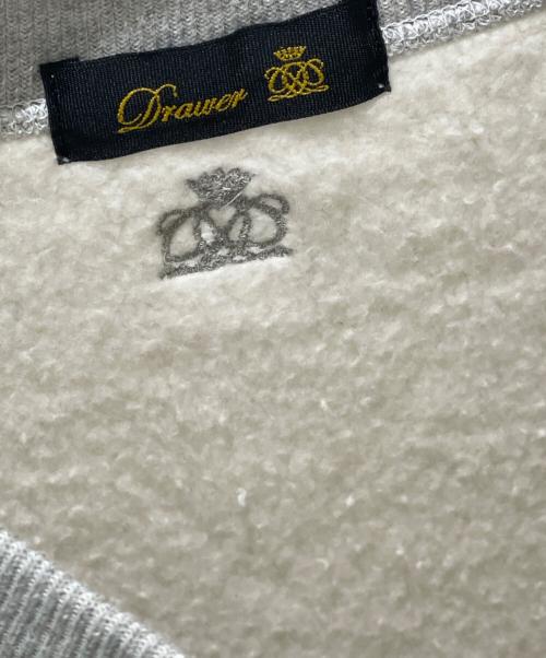 DRAWER（ドゥロワー）Drawer (ドゥロワー) コットン吊り裏毛クルーネックプルオーバー グレー サイズ:2の古着・服飾アイテム