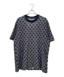 LOUIS VUITTON（ルイ ヴィトン）の古着「モノグラム シースルー Tシャツ」｜ブラック