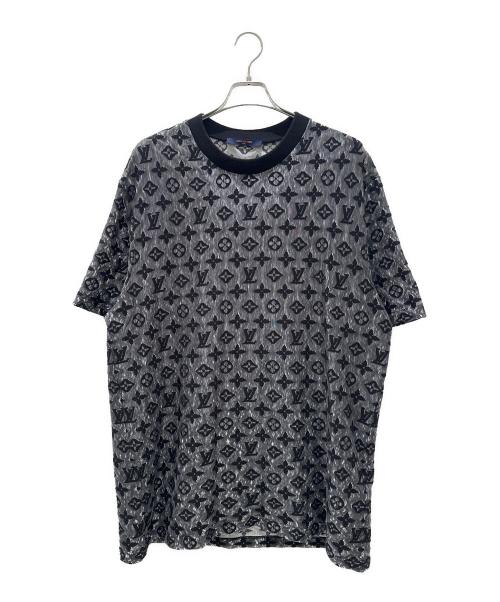 LOUIS VUITTON（ルイ ヴィトン）LOUIS VUITTON (ルイ ヴィトン) モノグラム シースルー Tシャツ ブラック サイズ:5Lの古着・服飾アイテム