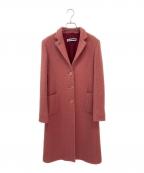 JIL SANDERジルサンダー）の古着「ウールコート」｜ピンク