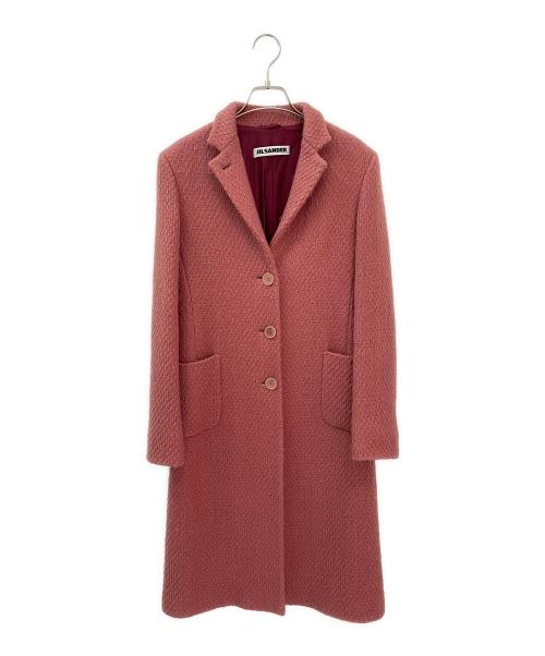 JIL SANDER（ジルサンダー）JIL SANDER (ジルサンダー) ウールコート ピンク サイズ:34の古着・服飾アイテム