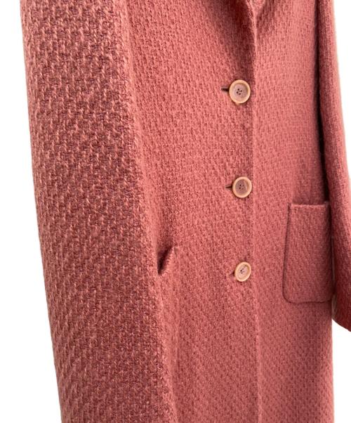 JIL SANDER（ジルサンダー）JIL SANDER (ジルサンダー) ウールコート ピンク サイズ:34の古着・服飾アイテム
