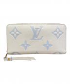 LOUIS VUITTONルイ ヴィトン）の古着「ジッピー･ウォレット モノグラム・アンプラント」｜ホワイト