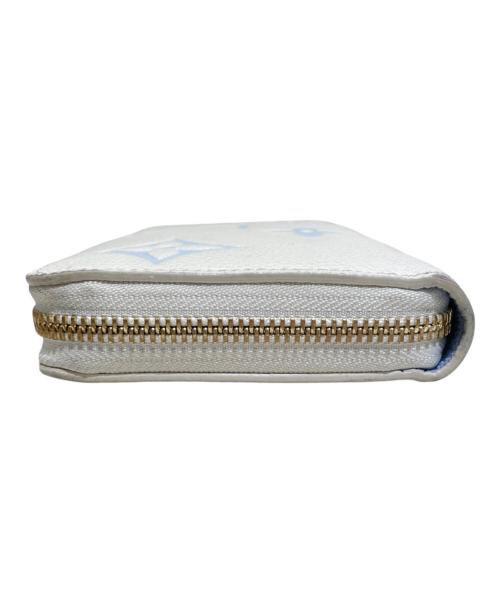 LOUIS VUITTON（ルイ ヴィトン）LOUIS VUITTON (ルイ ヴィトン) ジッピー･ウォレット モノグラム・アンプラント ホワイトの古着・服飾アイテム