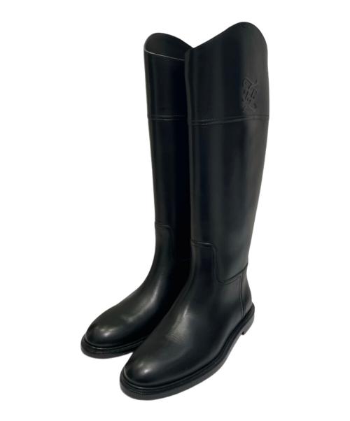 FENDI（フェンディ）FENDI (フェンディ) カーリグラフィブーツ ブラック サイズ:36の古着・服飾アイテム