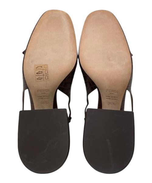 FENDI（フェンディ）FENDI (フェンディ) チャンキーソールローファー ブラウン サイズ:36 1/2の古着・服飾アイテム