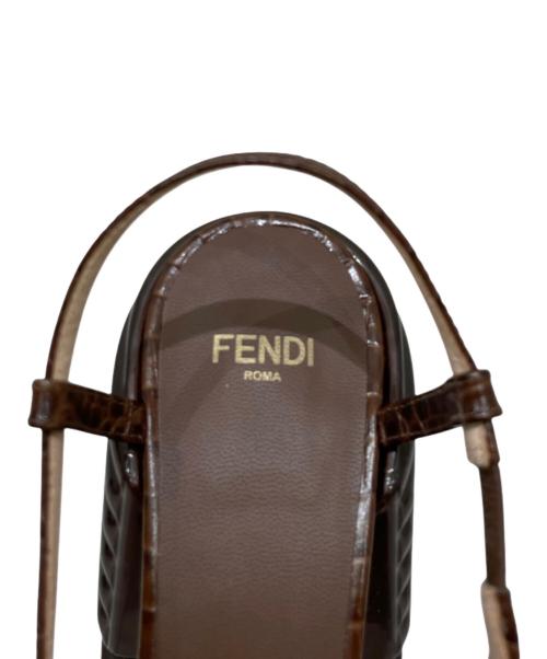 FENDI（フェンディ）FENDI (フェンディ) チャンキーソールローファー ブラウン サイズ:36 1/2の古着・服飾アイテム