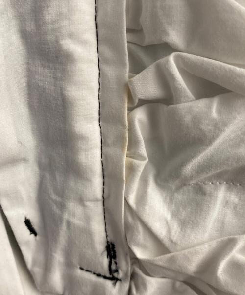 COMME des GARCONS COMME des GARCONS（コムデギャルソン コムデギャルソン）COMME des GARCONS COMME des GARCONS (コムデギャルソン コムデギャルソン) インサイドアウトフリルスカート ブラック×ホワイト サイズ:Ｌの古着・服飾アイテム