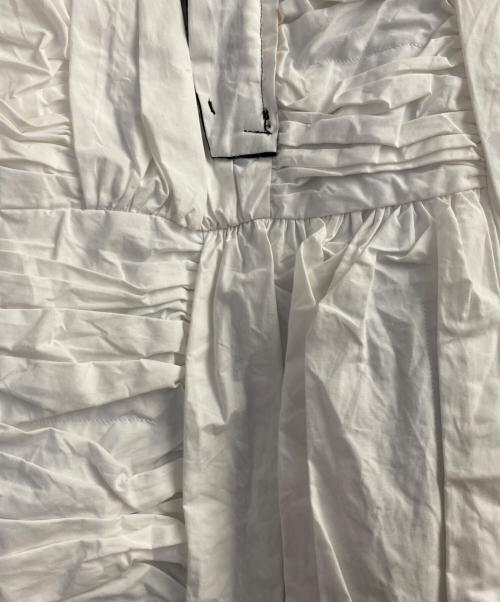 COMME des GARCONS COMME des GARCONS（コムデギャルソン コムデギャルソン）COMME des GARCONS COMME des GARCONS (コムデギャルソン コムデギャルソン) インサイドアウトフリルスカート ブラック×ホワイト サイズ:Ｌの古着・服飾アイテム