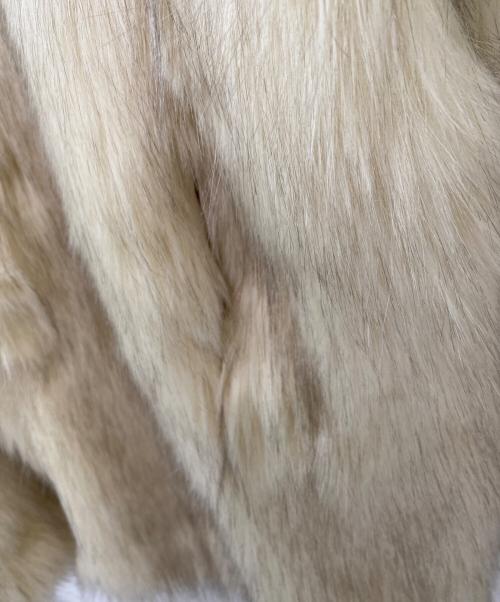 CLANE（クラネ）CLANE (クラネ) NO COLLAR VOLUME ECO FUR COAT アイボリー サイズ:2の古着・服飾アイテム