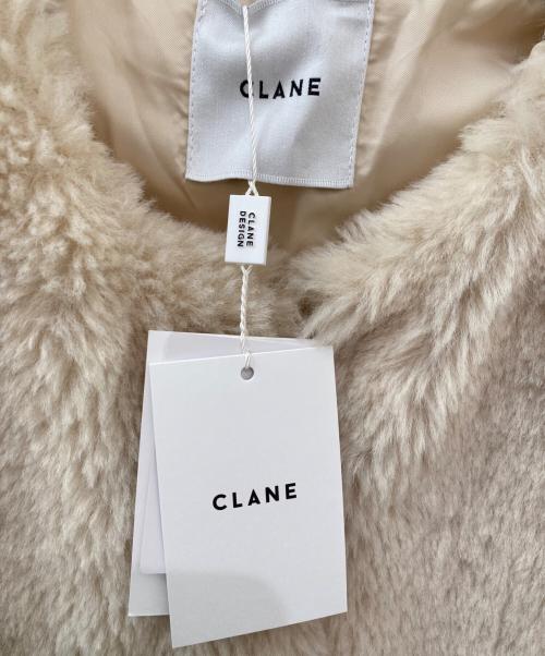CLANE（クラネ）CLANE (クラネ) MIX FUR COCOON COAT アイボリー サイズ:1の古着・服飾アイテム