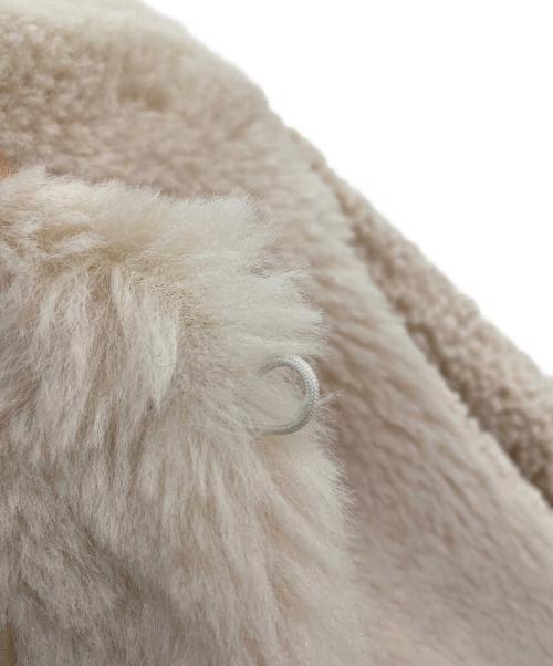 CLANE（クラネ）CLANE (クラネ) MIX FUR COCOON COAT アイボリー サイズ:1の古着・服飾アイテム
