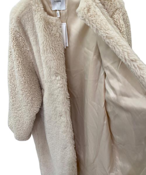 CLANE（クラネ）CLANE (クラネ) MIX FUR COCOON COAT アイボリー サイズ:1の古着・服飾アイテム