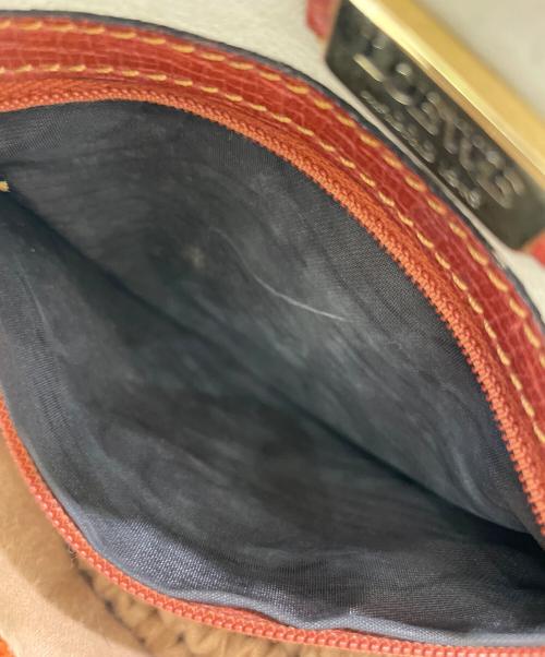 LOEWE（ロエベ）LOEWE (ロエベ) レザーハンドバッグ ブラウンの古着・服飾アイテム