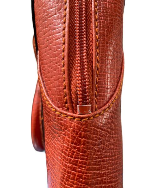 LOEWE（ロエベ）LOEWE (ロエベ) レザーハンドバッグ ブラウンの古着・服飾アイテム