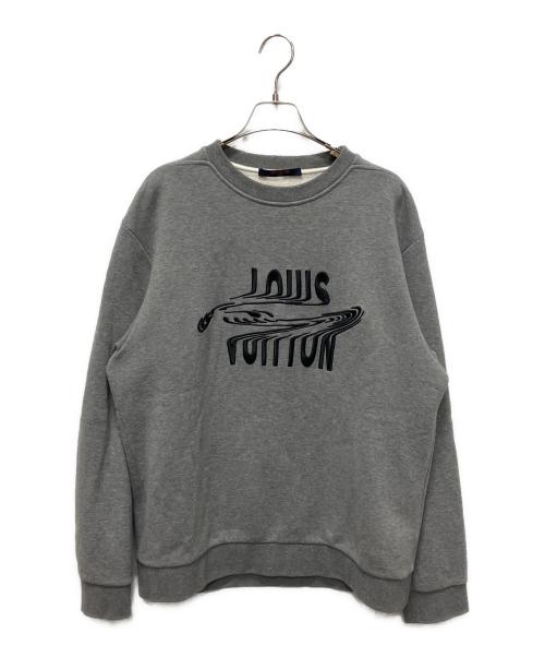 LOUIS VUITTON（ルイ ヴィトン）LOUIS VUITTON (ルイ ヴィトン) 21ss ロゴスウェット ライトグレー サイズ:Lの古着・服飾アイテム