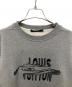 中古・古着 LOUIS VUITTON (ルイ ヴィトン) 21ss ロゴスウェット ライトグレー サイズ:L：60000円
