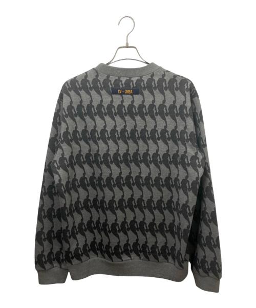 LOUIS VUITTON（ルイ ヴィトン）LOUIS VUITTON (ルイ ヴィトン) 21SS × NBA プレイヤー ジャカード スウェット グレー サイズ:Lの古着・服飾アイテム