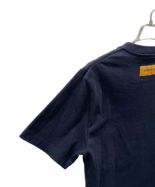 LOUIS VUITTON（ルイ ヴィトン）LOUIS VUITTON (ルイ ヴィトン) Tシャツ/フラワー刺繍Ｔシャツ ネイビー サイズ:Mの古着・服飾アイテム