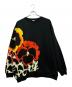 LOEWE（ロエベ）の古着「22SS Pansies Embroidery Sweatshirt」｜ブラック