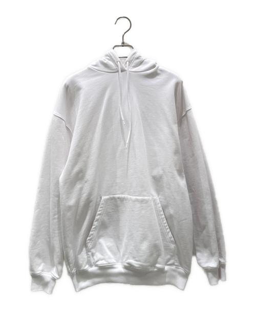 BALENCIAGA（バレンシアガ）BALENCIAGA (バレンシアガ) バックロゴパーカー ホワイト サイズ:Sの古着・服飾アイテム