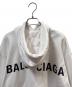 中古・古着 BALENCIAGA (バレンシアガ) バックロゴパーカー ホワイト サイズ:S：40000円