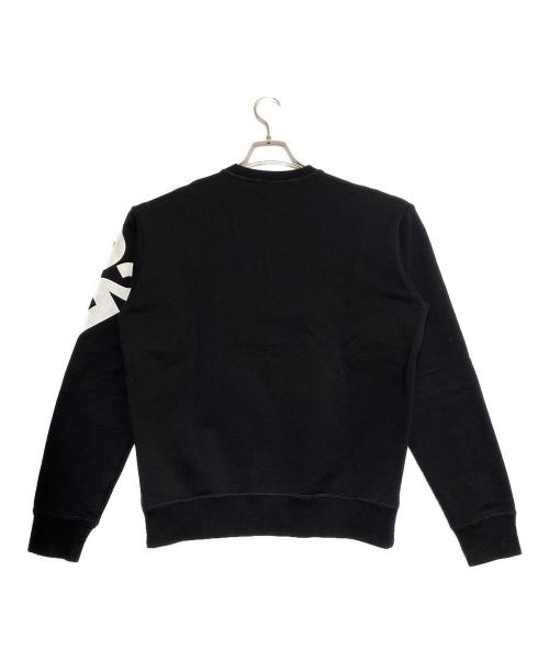 DSQUARED2（ディースクエアード）DSQUARED2 (ディースクエアード) リバースロゴ プリント スウェット ブラック サイズ:Ⅿの古着・服飾アイテム