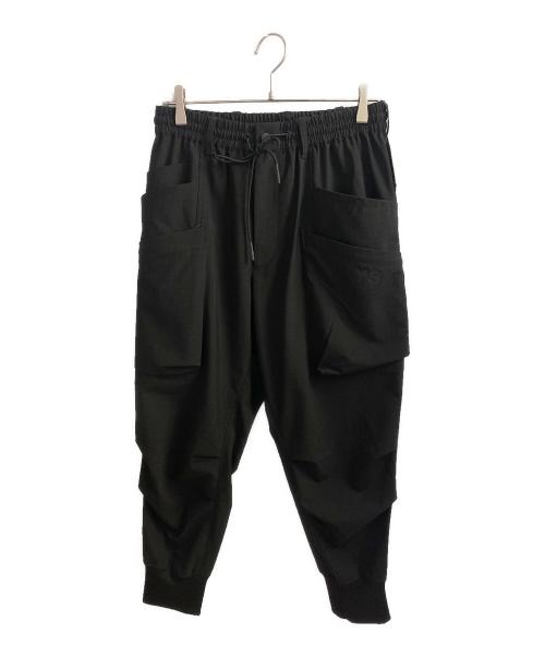 Y-3（ワイスリー）Y-3 (ワイスリー) ウールカーゴパンツ ブラック サイズ:sの古着・服飾アイテム