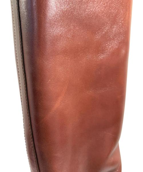 CHANEL（シャネル）CHANEL (シャネル) ココマークロングブーツ ブラウン サイズ:37Cの古着・服飾アイテム