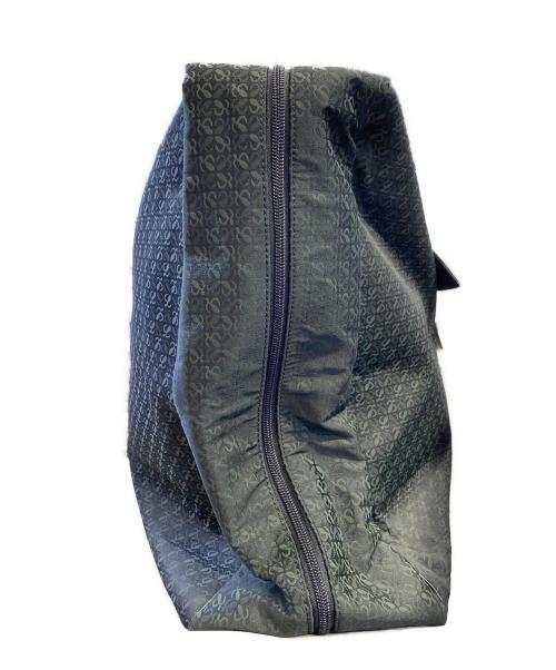 LOEWE（ロエベ）LOEWE (ロエベ) アナグラムボストンバッグ グリーン×ブラックの古着・服飾アイテム