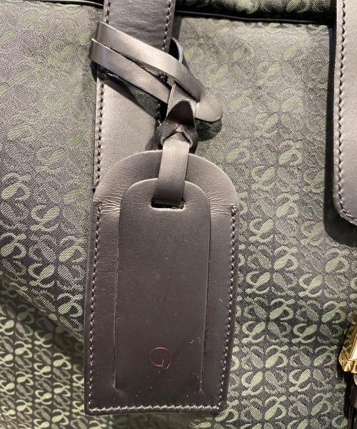 LOEWE（ロエベ）LOEWE (ロエベ) アナグラムボストンバッグ グリーン×ブラックの古着・服飾アイテム