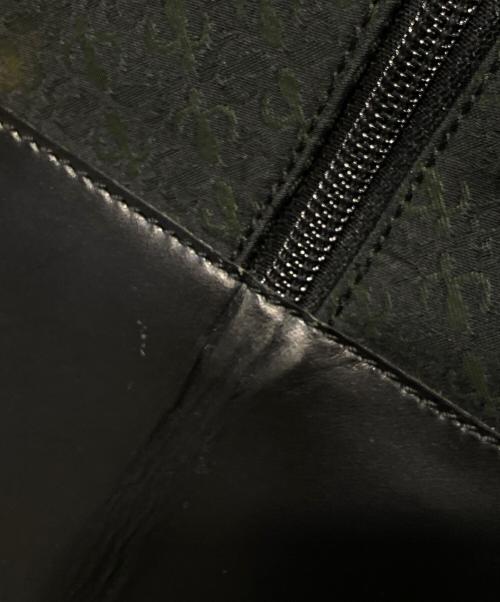 LOEWE（ロエベ）LOEWE (ロエベ) アナグラムボストンバッグ グリーン×ブラックの古着・服飾アイテム