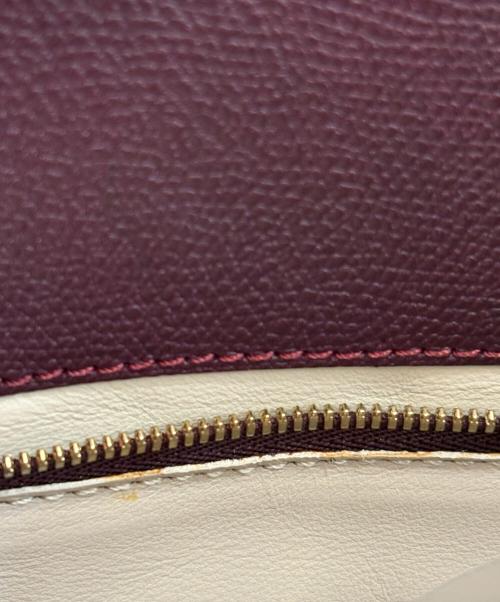 Valextra（ヴァレクストラ）Valextra (ヴァレクストラ) Bキューブ パープルの古着・服飾アイテム