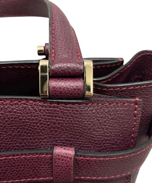 Valextra（ヴァレクストラ）Valextra (ヴァレクストラ) Bキューブ パープルの古着・服飾アイテム