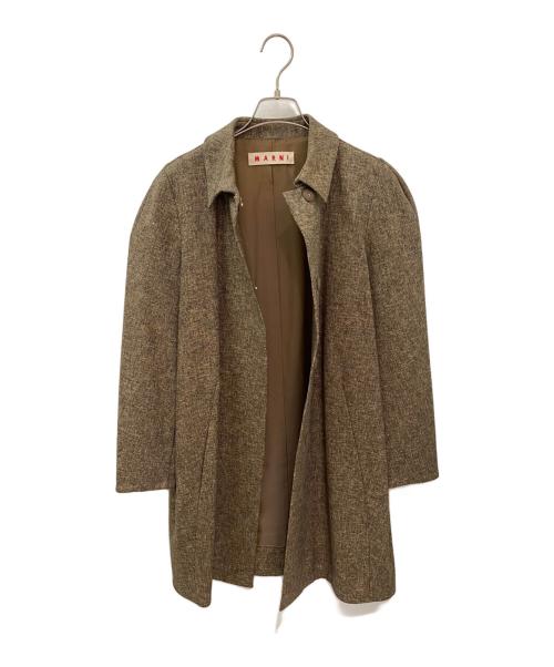 MARNI（マルニ）MARNI (マルニ) ウール混ジャケット ブラウン サイズ:40の古着・服飾アイテム