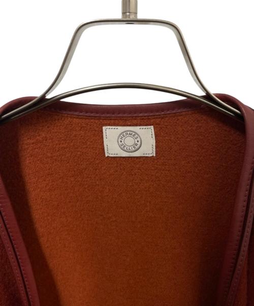 HERMES（エルメス）HERMES (エルメス) ポンチョ 《ロカバール》 レッド サイズ:FREEの古着・服飾アイテム