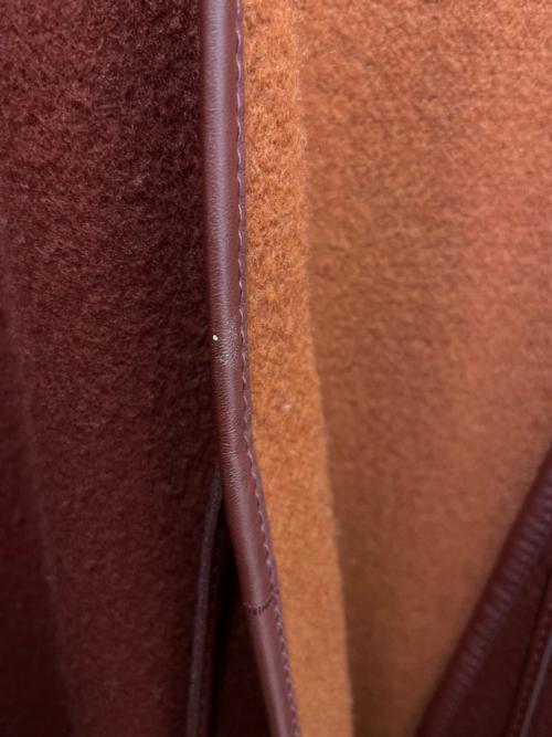 HERMES（エルメス）HERMES (エルメス) ポンチョ 《ロカバール》 レッド サイズ:FREEの古着・服飾アイテム