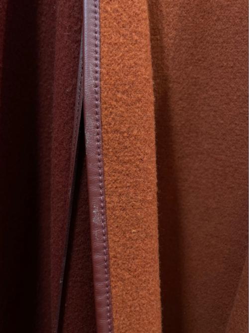 HERMES（エルメス）HERMES (エルメス) ポンチョ 《ロカバール》 レッド サイズ:FREEの古着・服飾アイテム