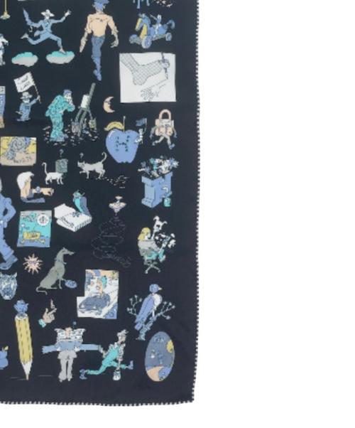 HERMES（エルメス）HERMES (エルメス) カレ70 ブラック サイズ:70の古着・服飾アイテム