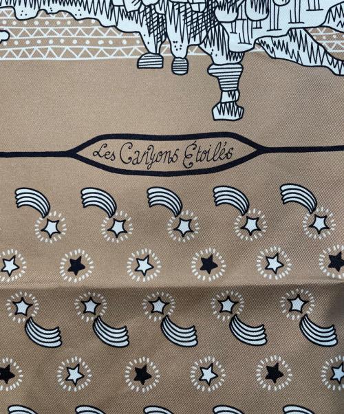 HERMES（エルメス）HERMES (エルメス) カレ55 モカ系 サイズ:55の古着・服飾アイテム