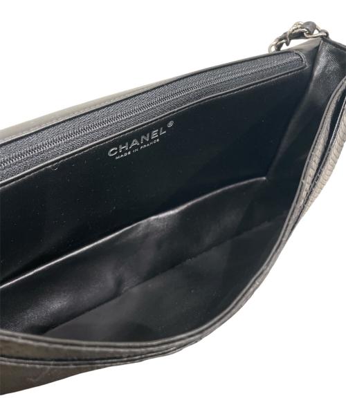 CHANEL（シャネル）CHANEL (シャネル) エキゾチックココマークワンショルダーバッグ ブラックの古着・服飾アイテム