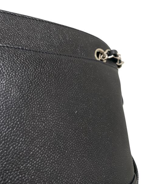 CHANEL（シャネル）CHANEL (シャネル) ロゴチェーンショルダーバッグ ブラックの古着・服飾アイテム