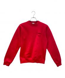 Dior（ディオール）の古着「CDロゴ刺繍スウェット」｜レッド