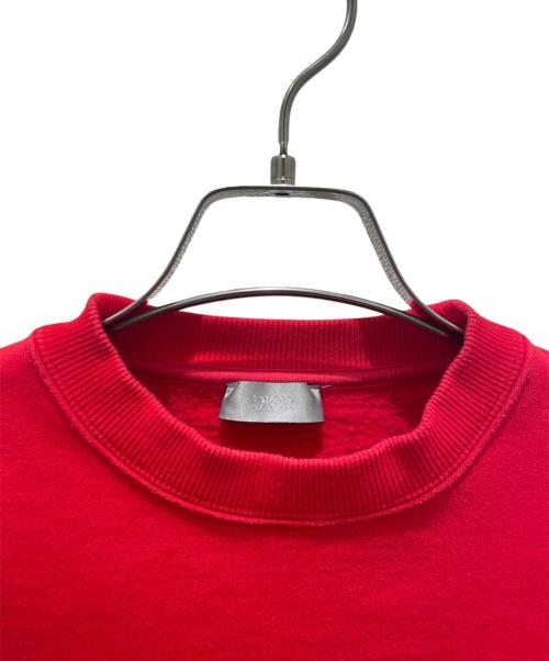 Dior（ディオール）Dior (ディオール) CDロゴ刺繍スウェット レッド サイズ:Sの古着・服飾アイテム